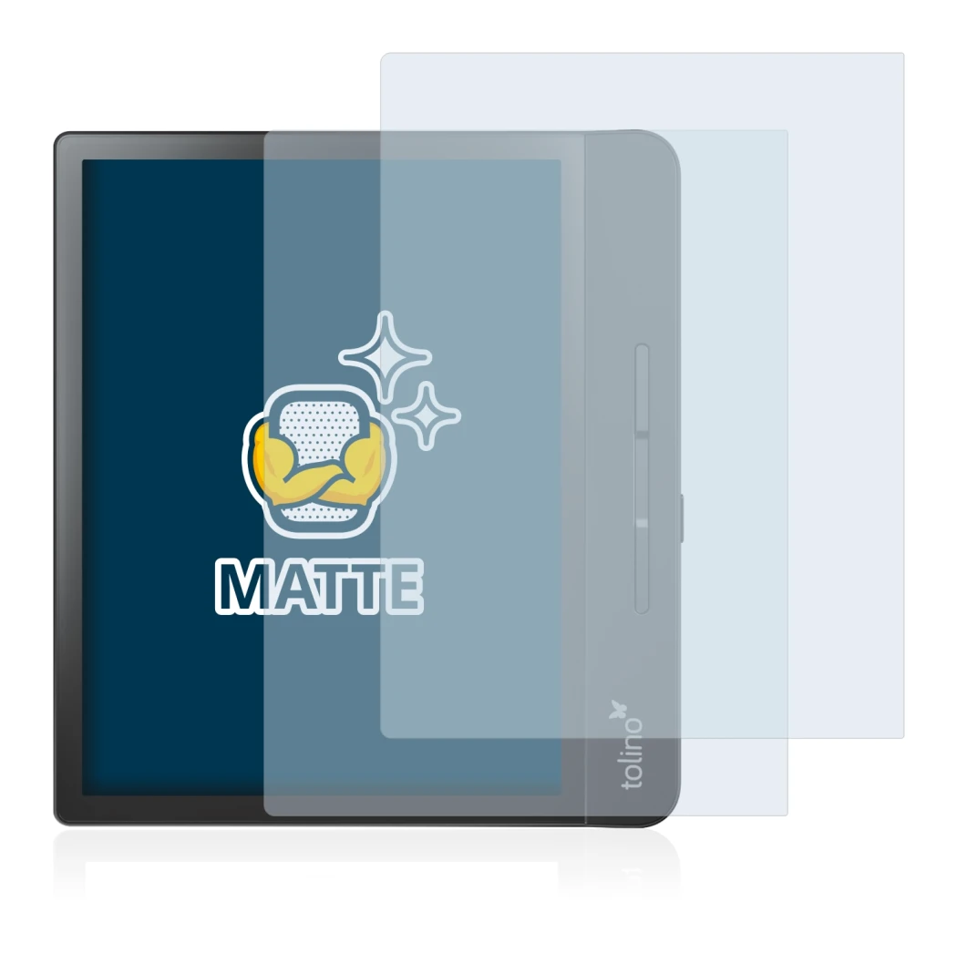 Image of the device Tolino Epos 2 with a wide variety of screen protectors.