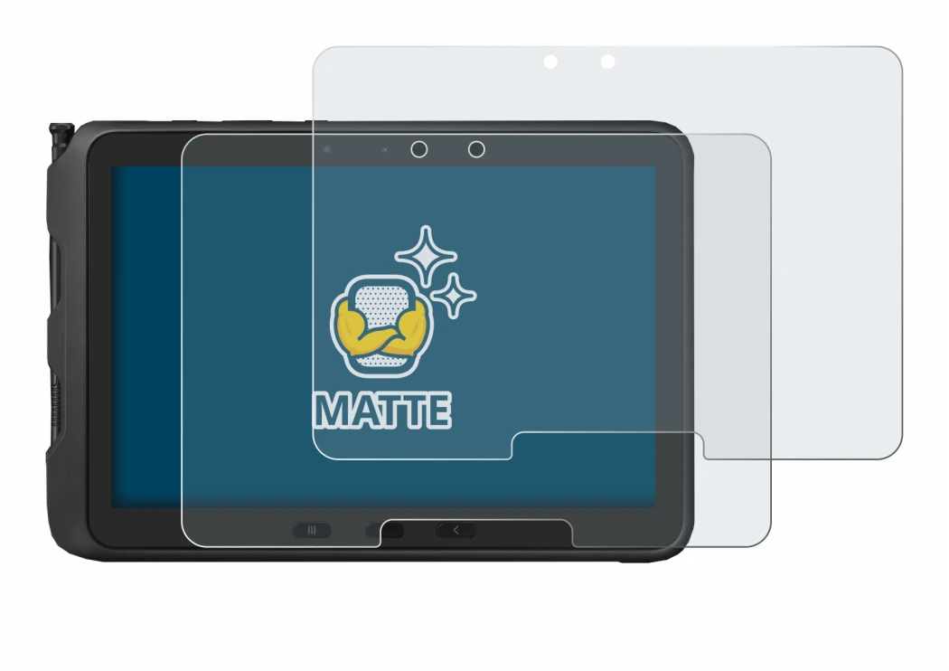 Image of the device Samsung Galaxy Tab Active Pro with a wide variety of screen protectors.