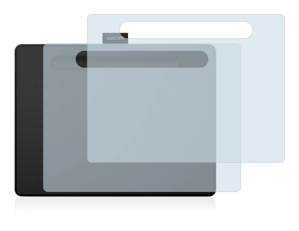 Image of the device Wacom Intuos M with a wide variety of screen protectors.