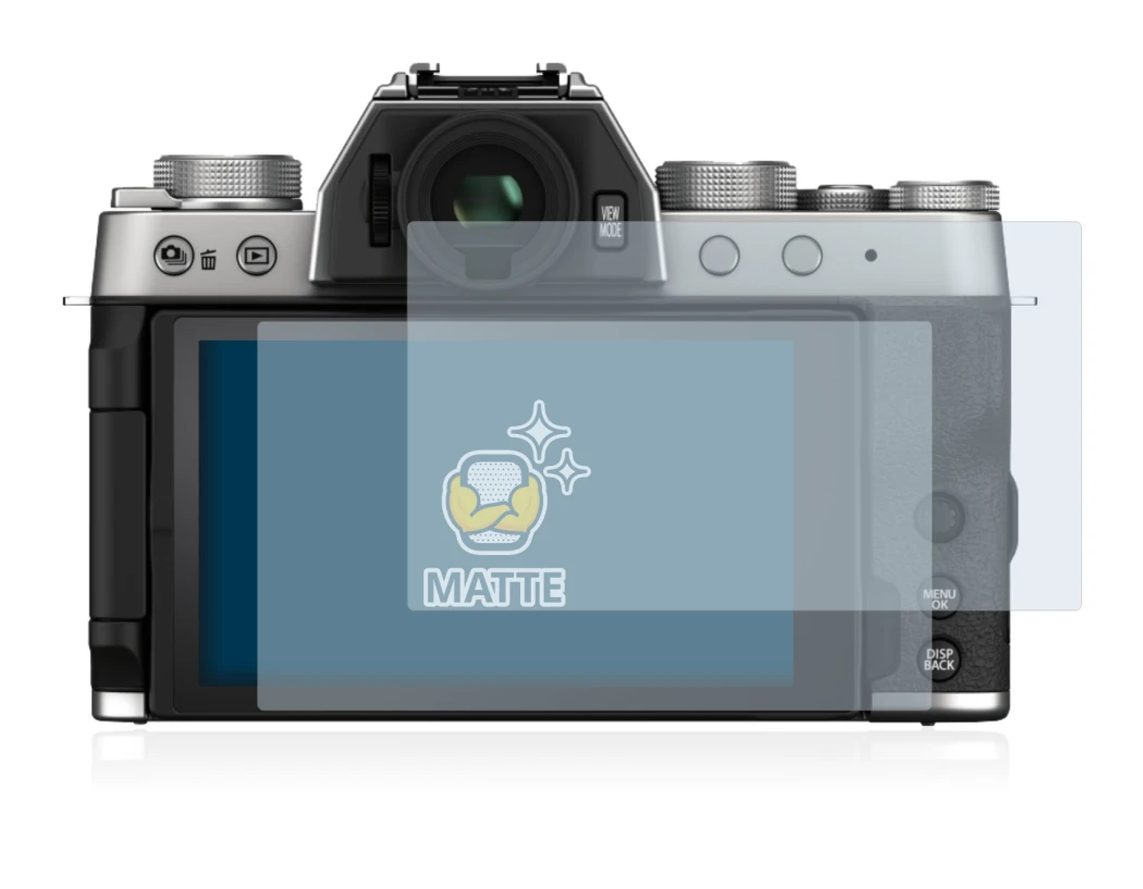 Image of the device Fujifilm X-T200 with a wide variety of screen protectors.