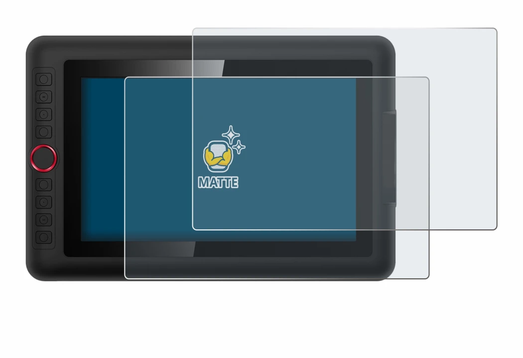 Image of the device XP-Pen Artist 12 Pro with a wide variety of screen protectors.
