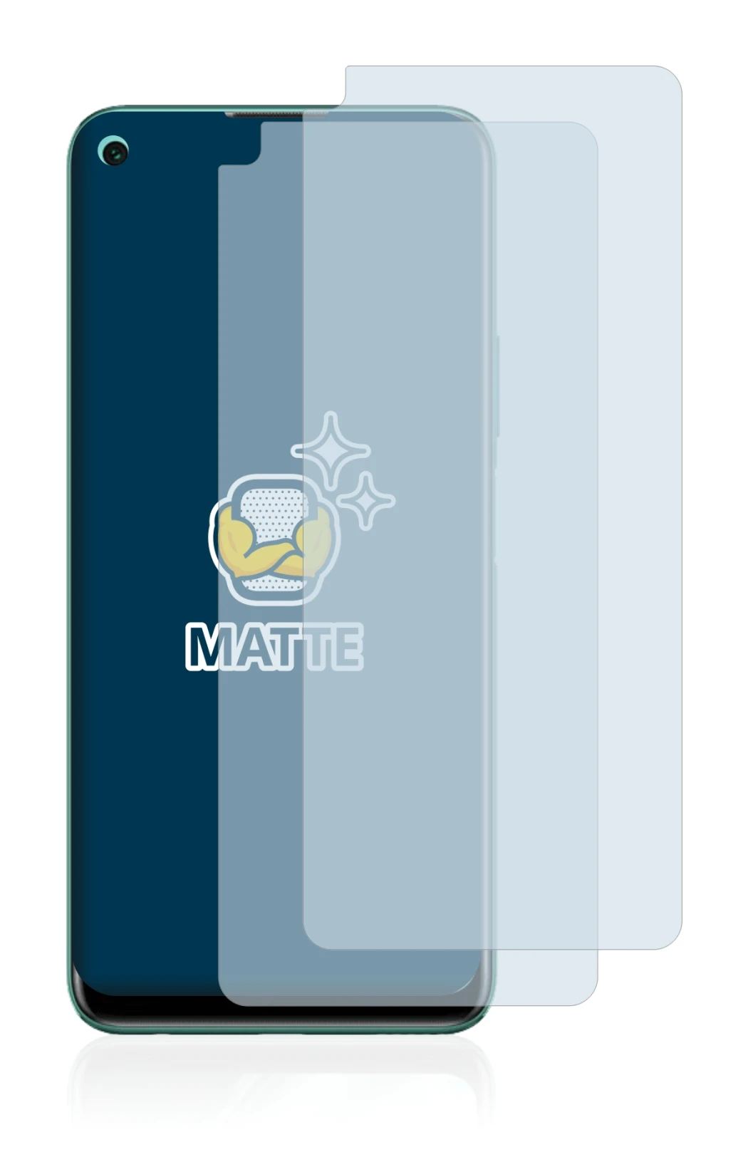 Image of the device Huawei P40 lite 5G with a wide variety of screen protectors.