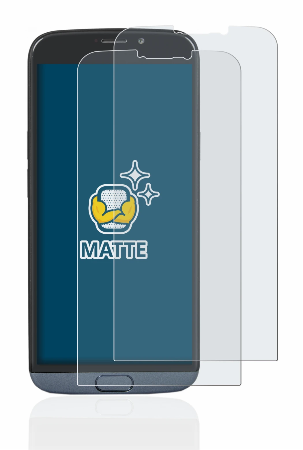 Image of the device Doro 8050 with a wide variety of screen protectors.