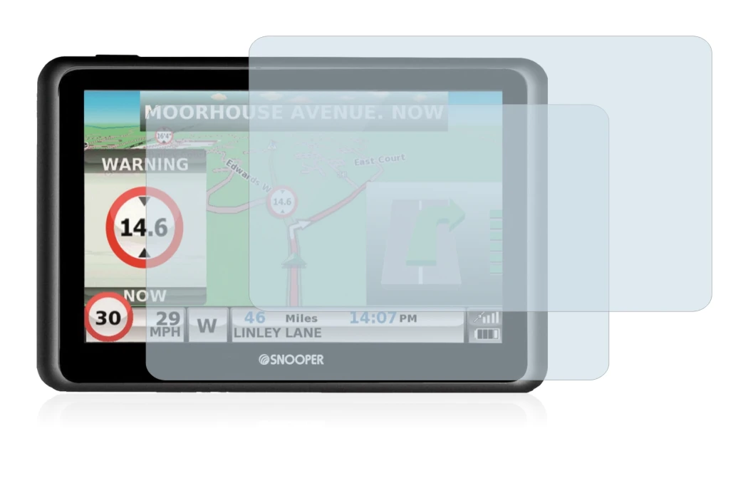 Image of the device Snooper Truckmate S6900 with a wide variety of screen protectors.