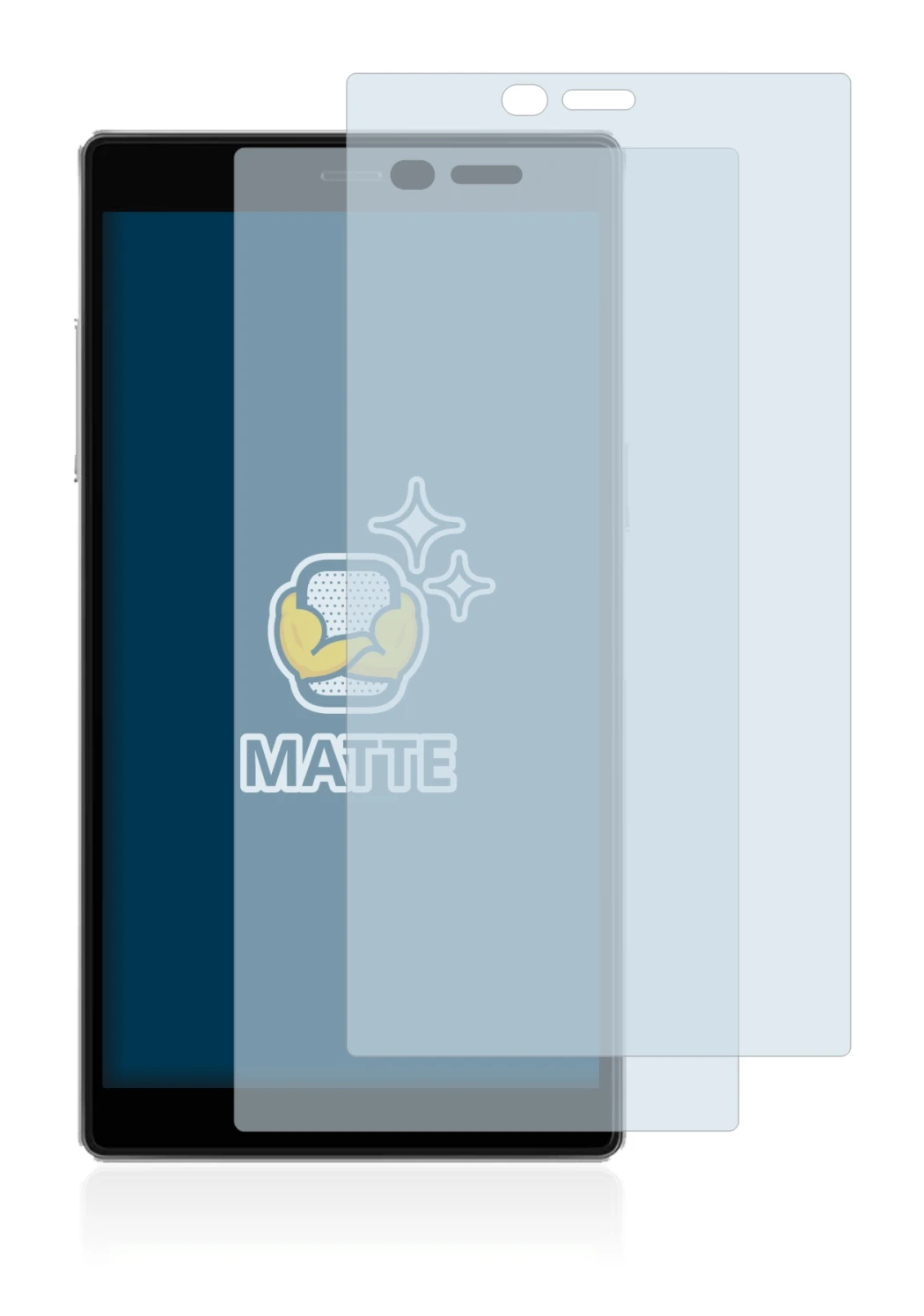 Image of the device GlocalMe G4 Pro with a wide variety of screen protectors.