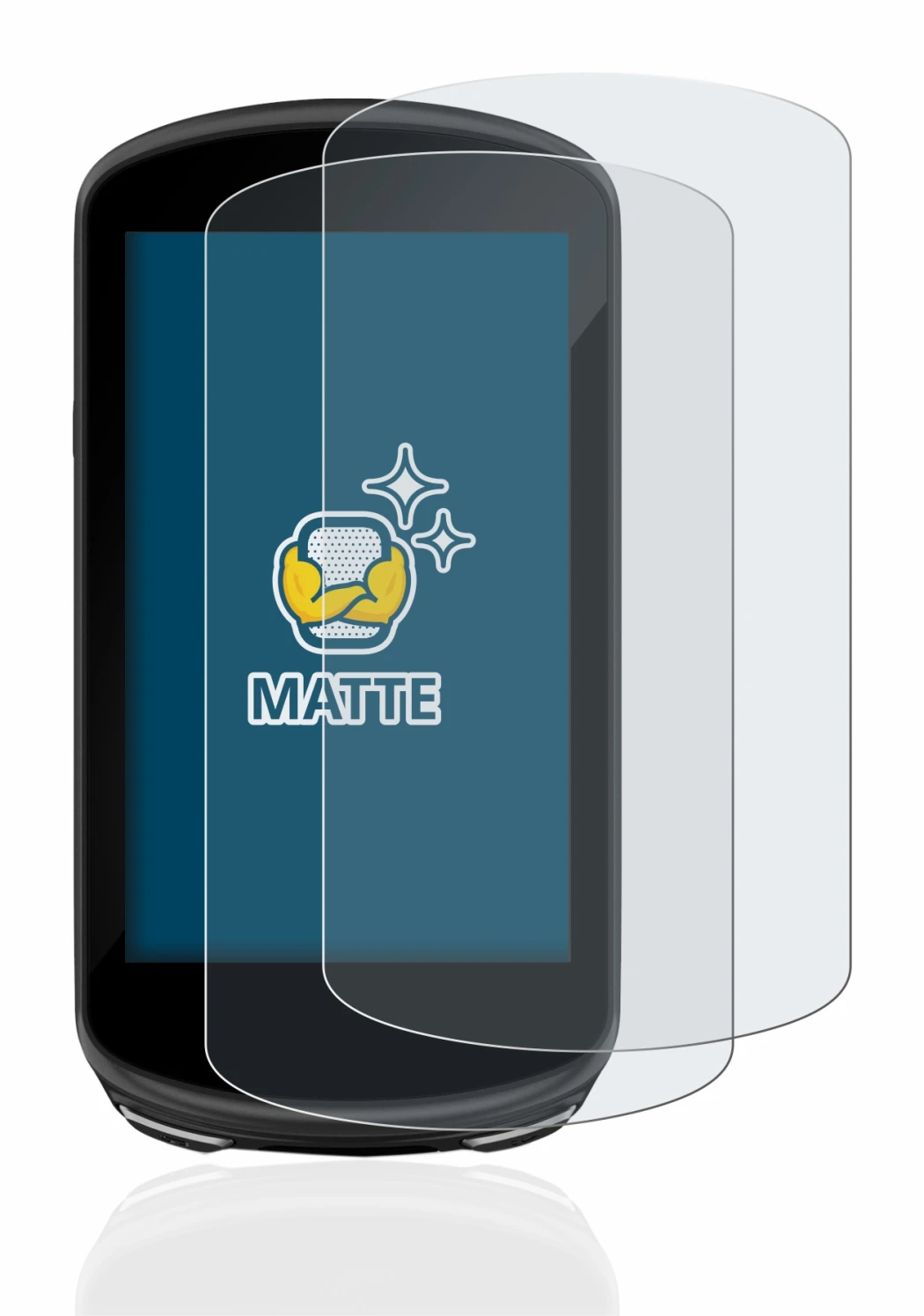 Image of the device Garmin Edge 1030 Plus with a wide variety of screen protectors.