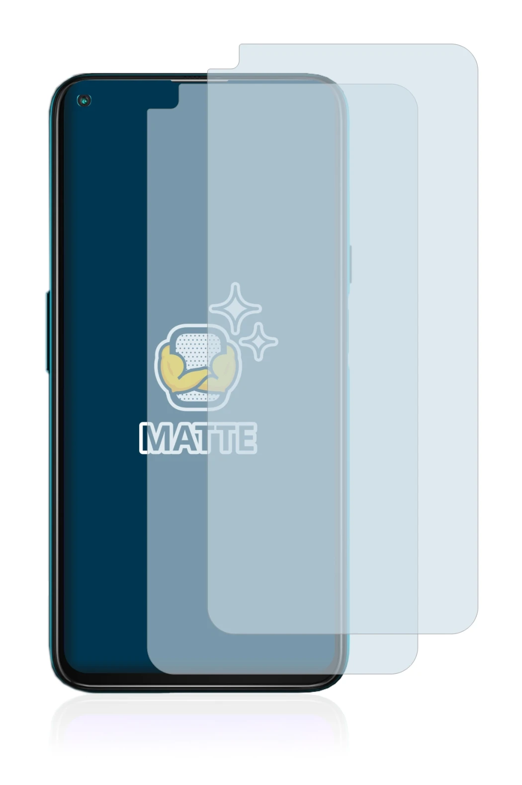 Image of the device Cubot X30 with a wide variety of screen protectors.