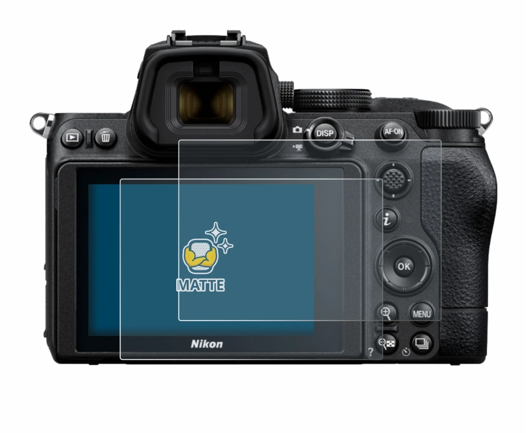 Image of the device Nikon Z 5 with a wide variety of screen protectors.