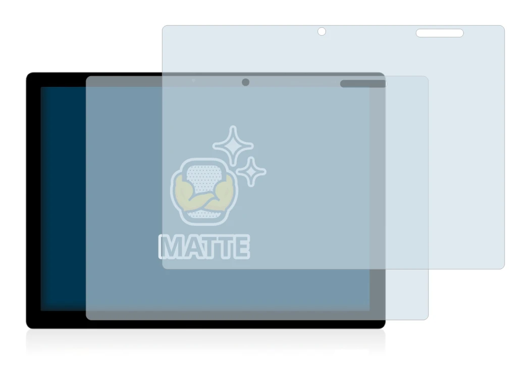 Image of the device Chuwi UBook X with a wide variety of screen protectors.