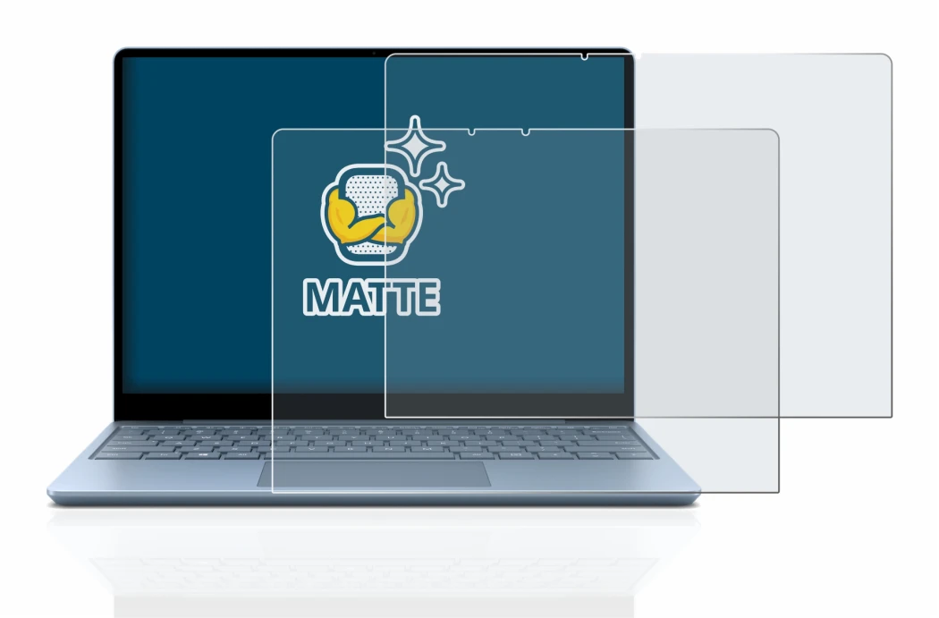 Image of the device Microsoft Surface Laptop Go with a wide variety of screen protectors.