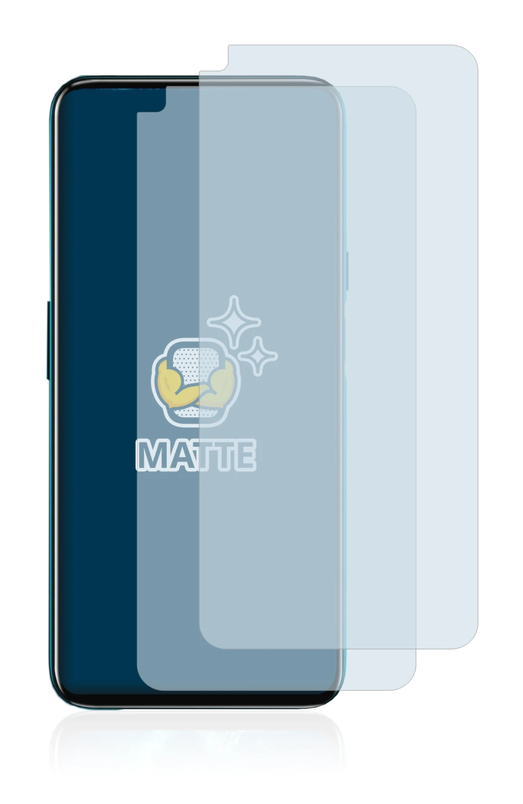 Image of the device Hafury GT20 with a wide variety of screen protectors.