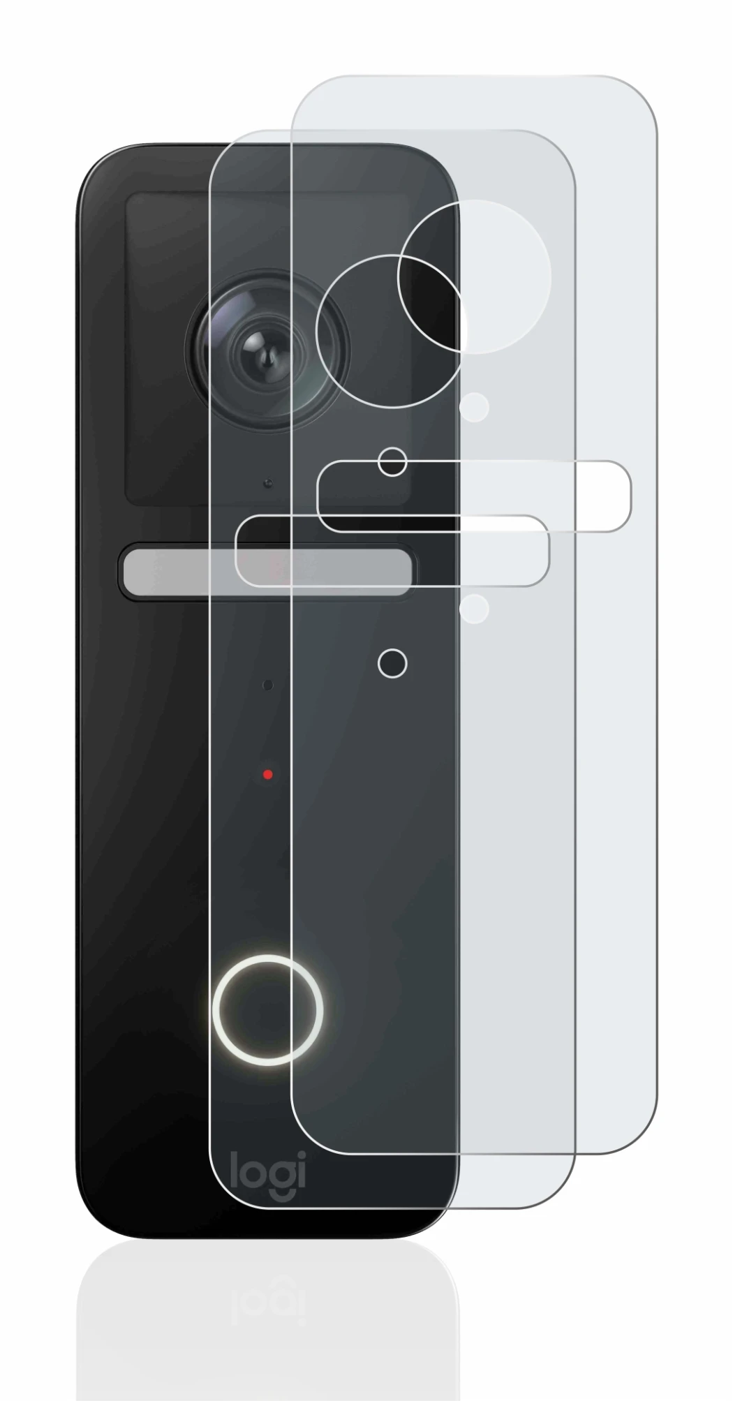 Image of the device Logitech Circle View Doorbell with a wide variety of screen protectors.