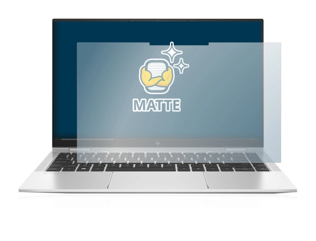 Image of the device HP Elitebook x360 1040 G7 with a wide variety of screen protectors.