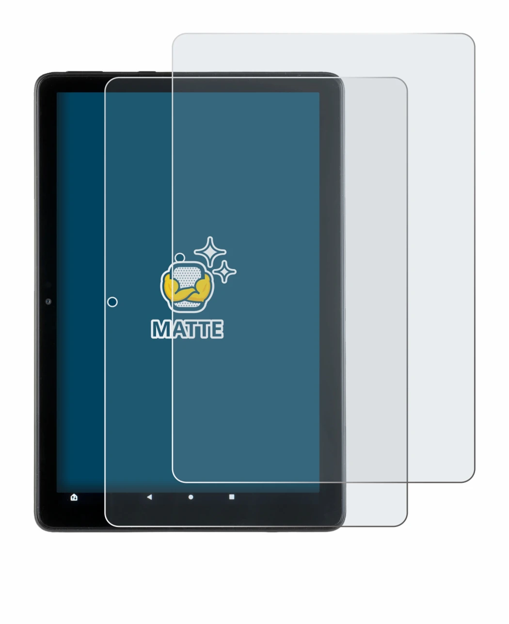Image of the device Amazon Fire HD 10 2021 (11th Gen.) with a wide variety of screen protectors.