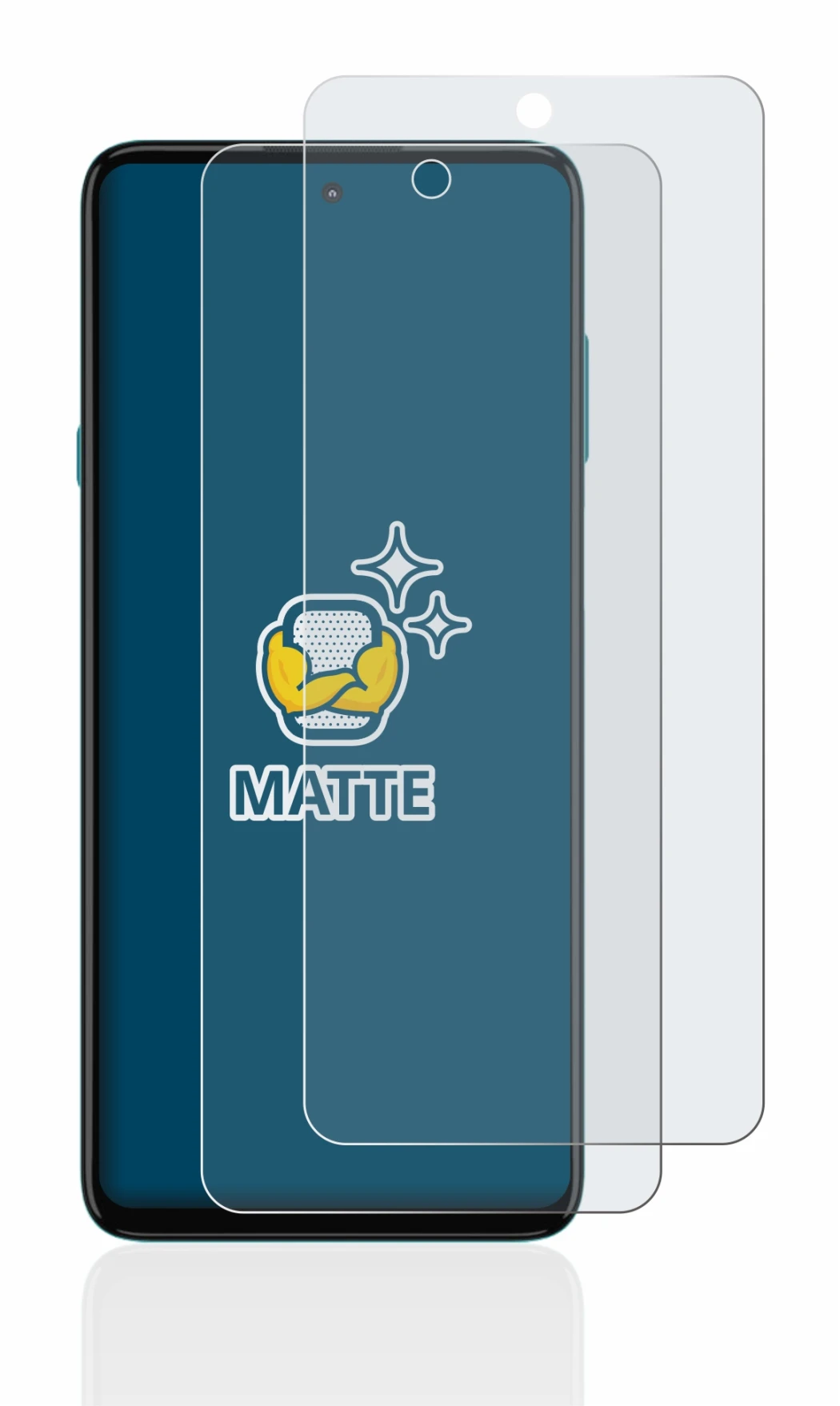 Image of the device Motorola Edge 20 Lite with a wide variety of screen protectors.