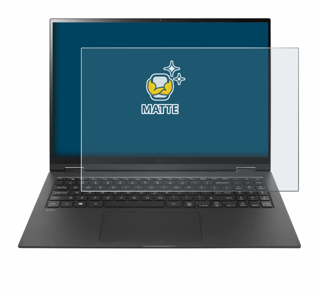 Image of the device LG gram 16'' 2-in-1 Touch with a wide variety of screen protectors.