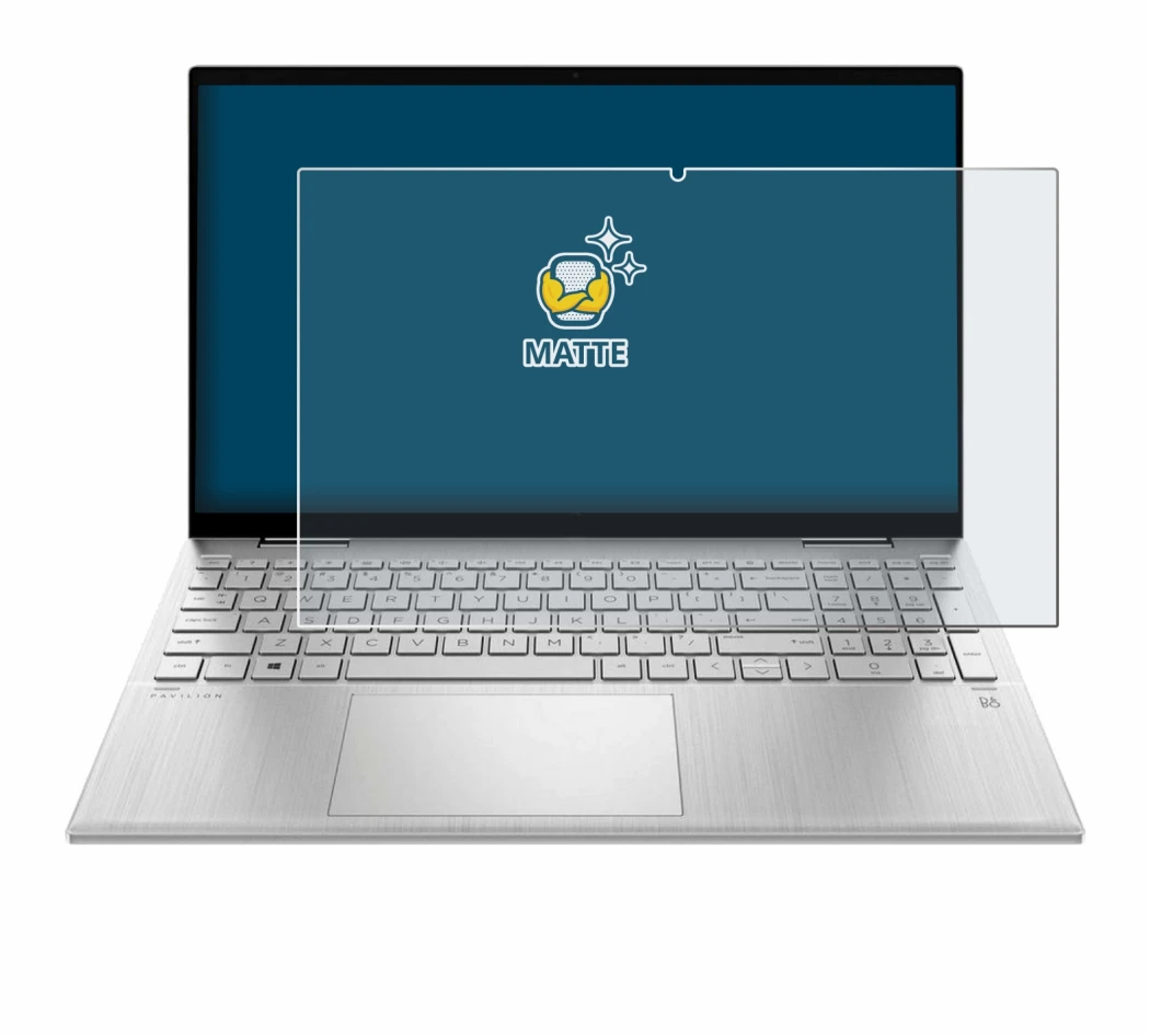 Image of the device HP Pavilion x360 Convertible 15-erX with a wide variety of screen protectors.