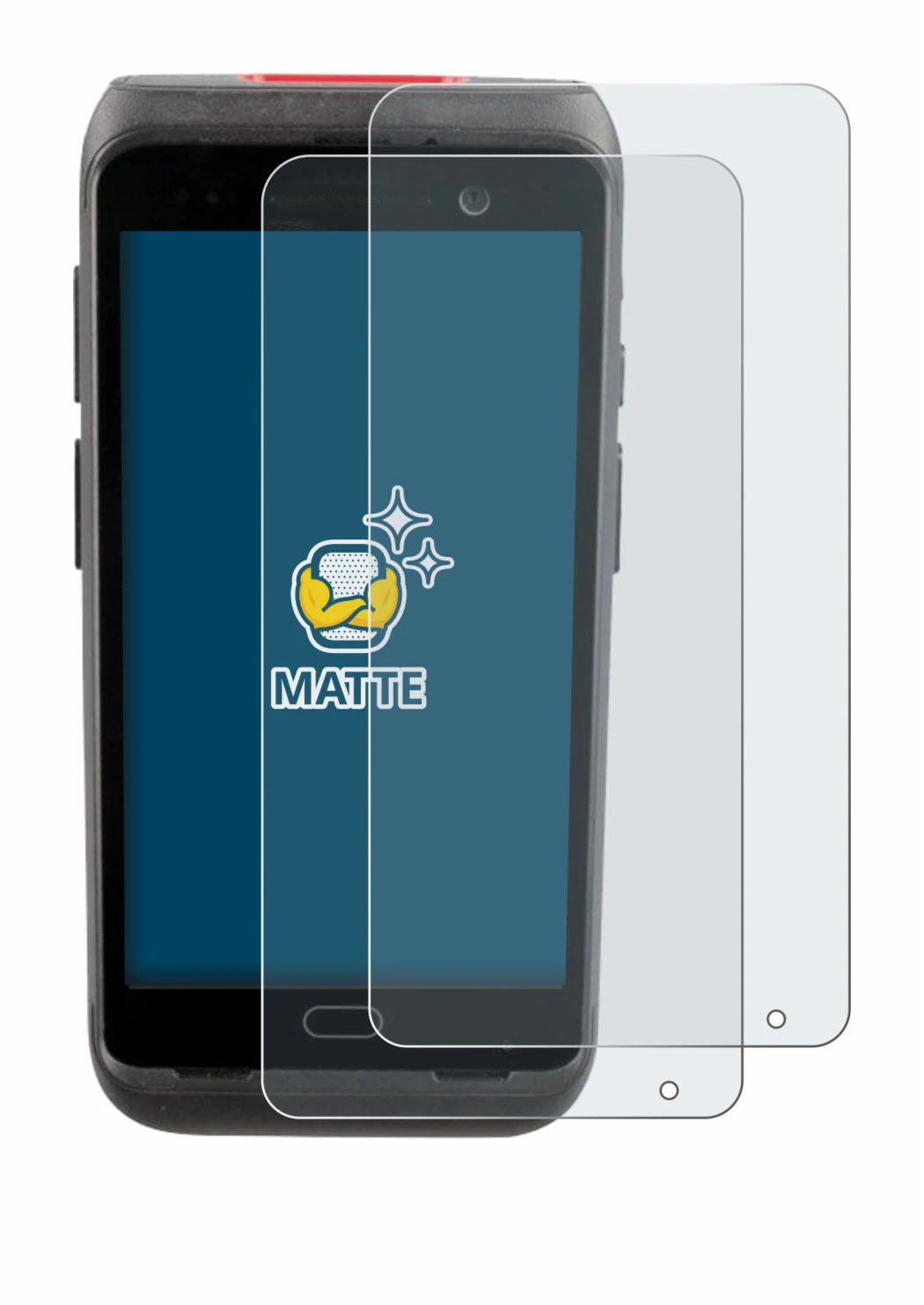 Image of the device Honeywell CT40 XP with a wide variety of screen protectors.