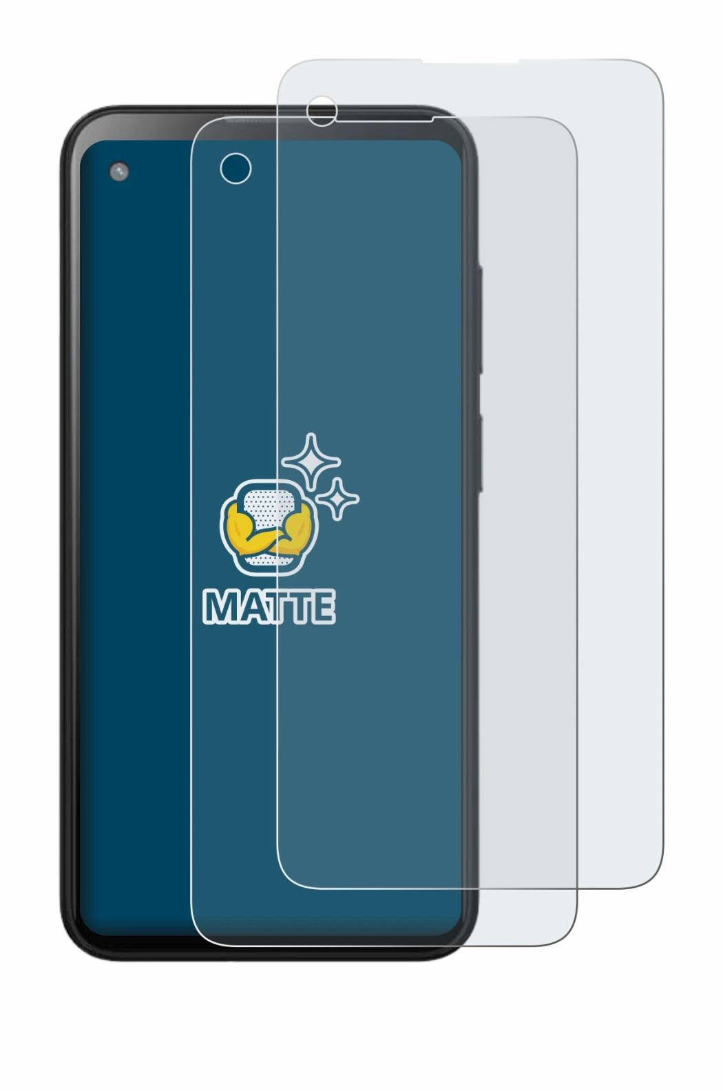 Image of the device Blackview BL5000 with a wide variety of screen protectors.