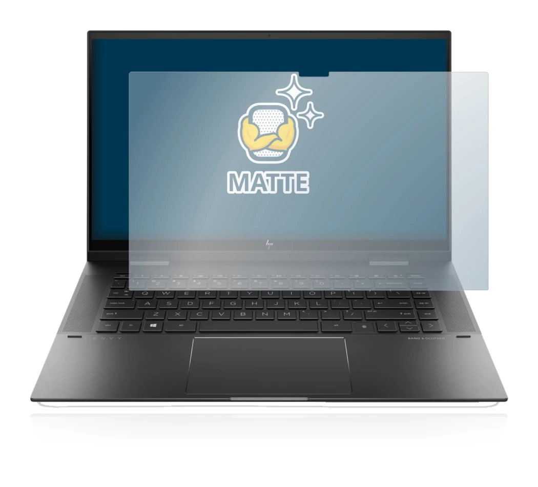 Image of the device HP Envy x360 (15-eX) (359 mm x 228.2 mm) with a wide variety of screen protectors.