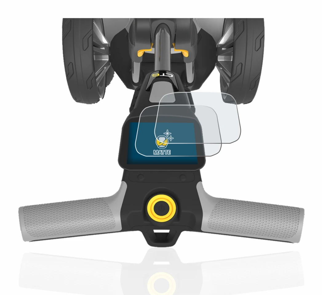 Image of the device PowaKaddy CT6 with a wide variety of screen protectors.