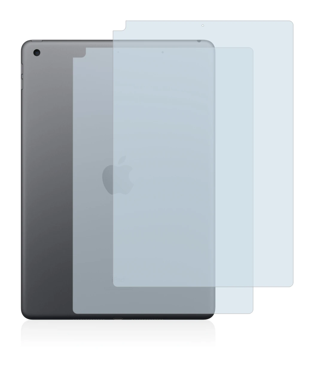 Image of the device Apple iPad 10.2″ WiFi 2021 (9th. Gen., Back) with a wide variety of screen protectors.