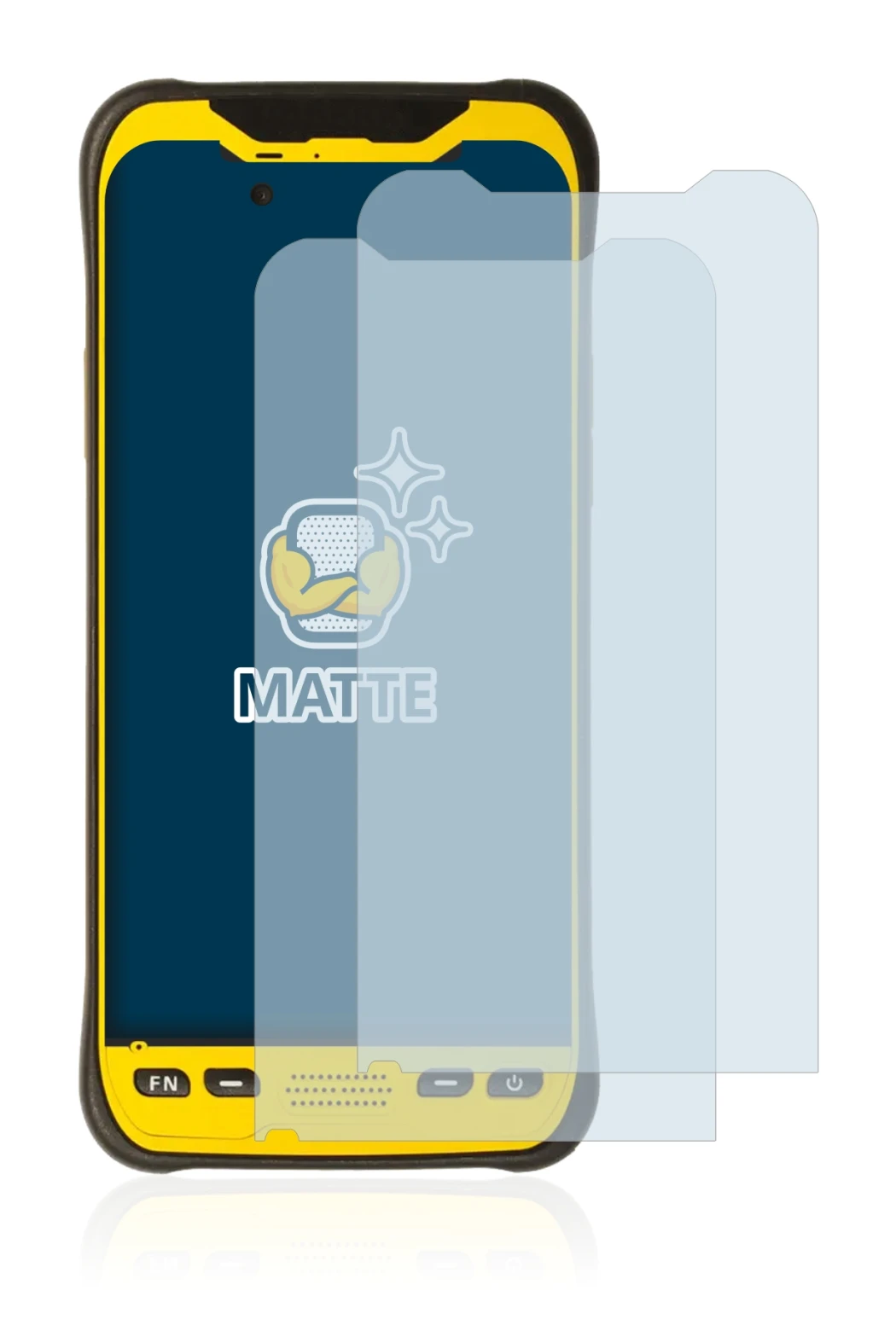 Image of the device Trimble TDC600 with a wide variety of screen protectors.