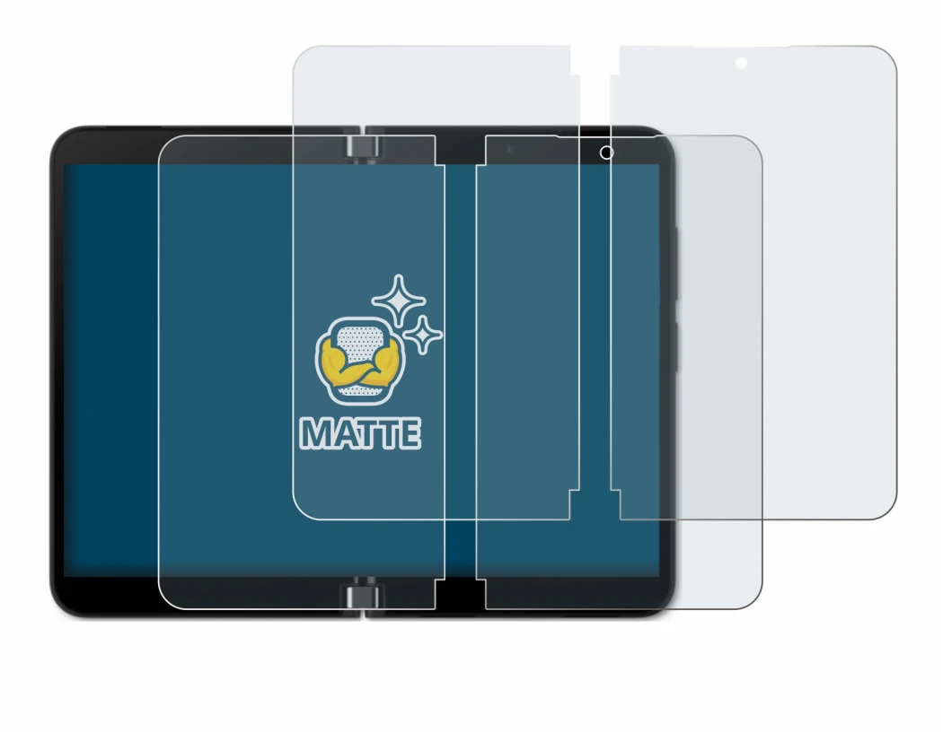 Image of the device Microsoft Surface Duo 2 (Inner display) with a wide variety of screen protectors.