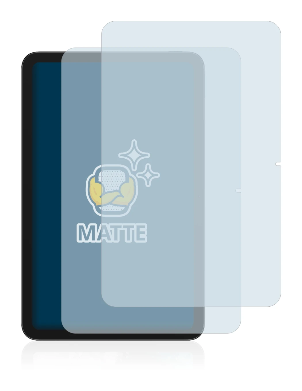 Image of the device Nokia T20 with a wide variety of screen protectors.