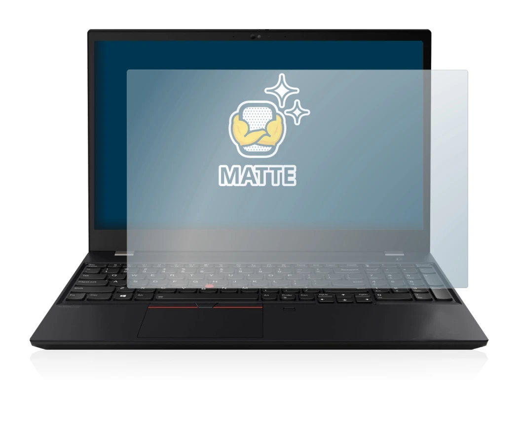 Image of the device Lenovo ThinkPad T15 Gen 2 with a wide variety of screen protectors.