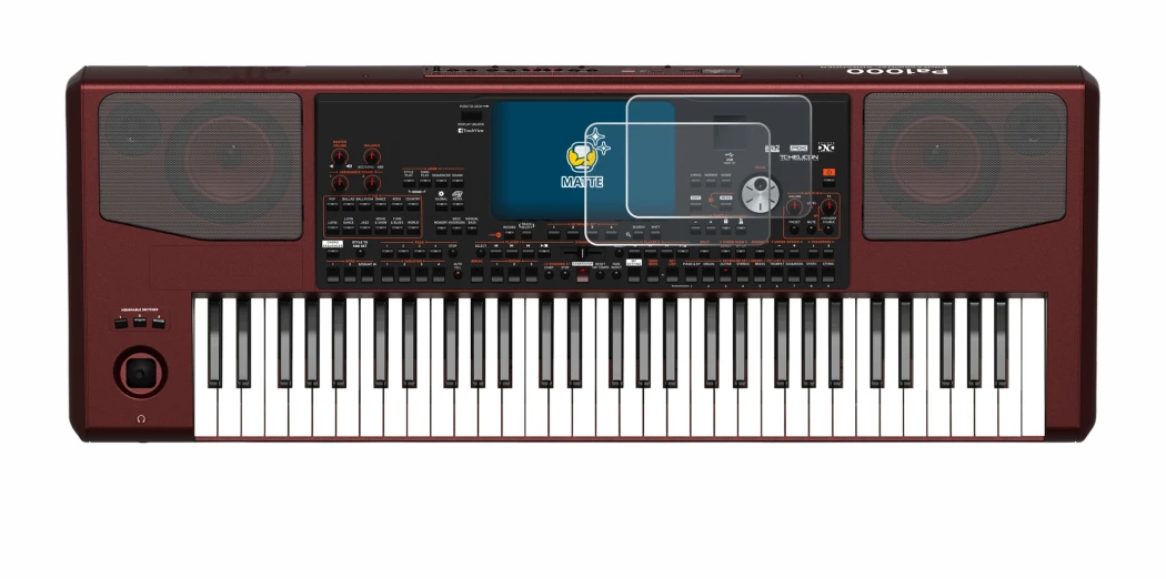 Image of the device KORG Pa1000 with a wide variety of screen protectors.