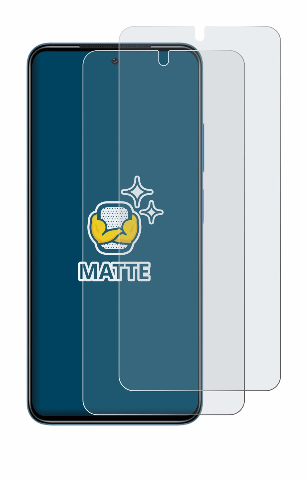 Image of the device Xiaomi Redmi Note 11 with a wide variety of screen protectors.