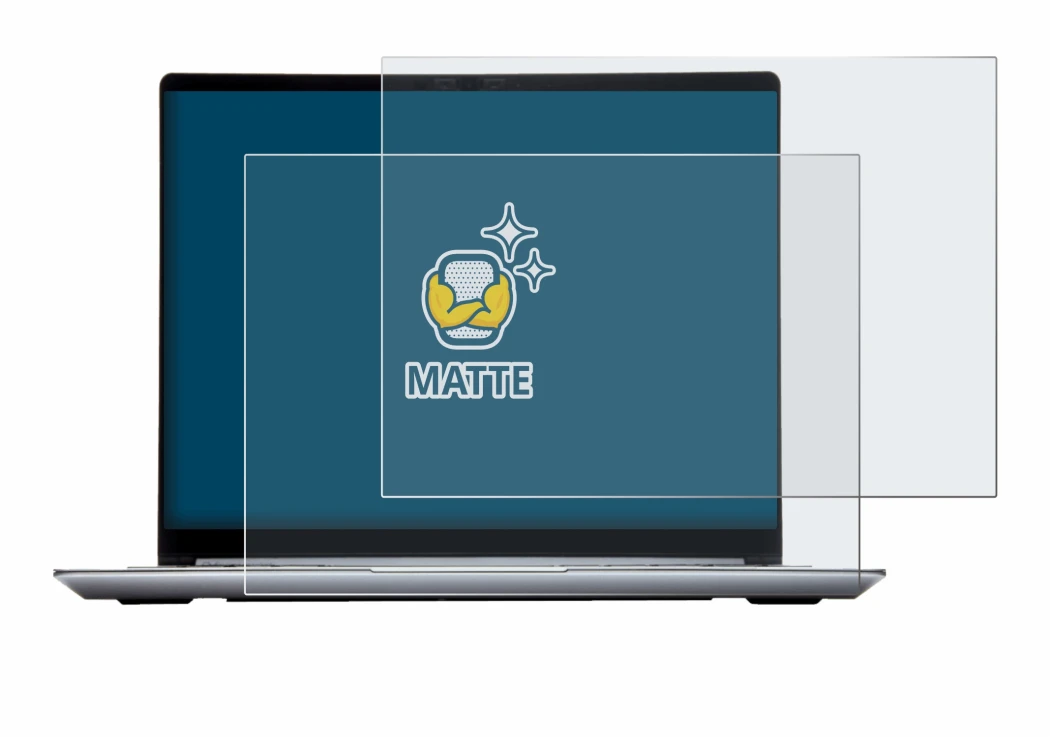 Image of the device Framework Laptop 13 with a wide variety of screen protectors.