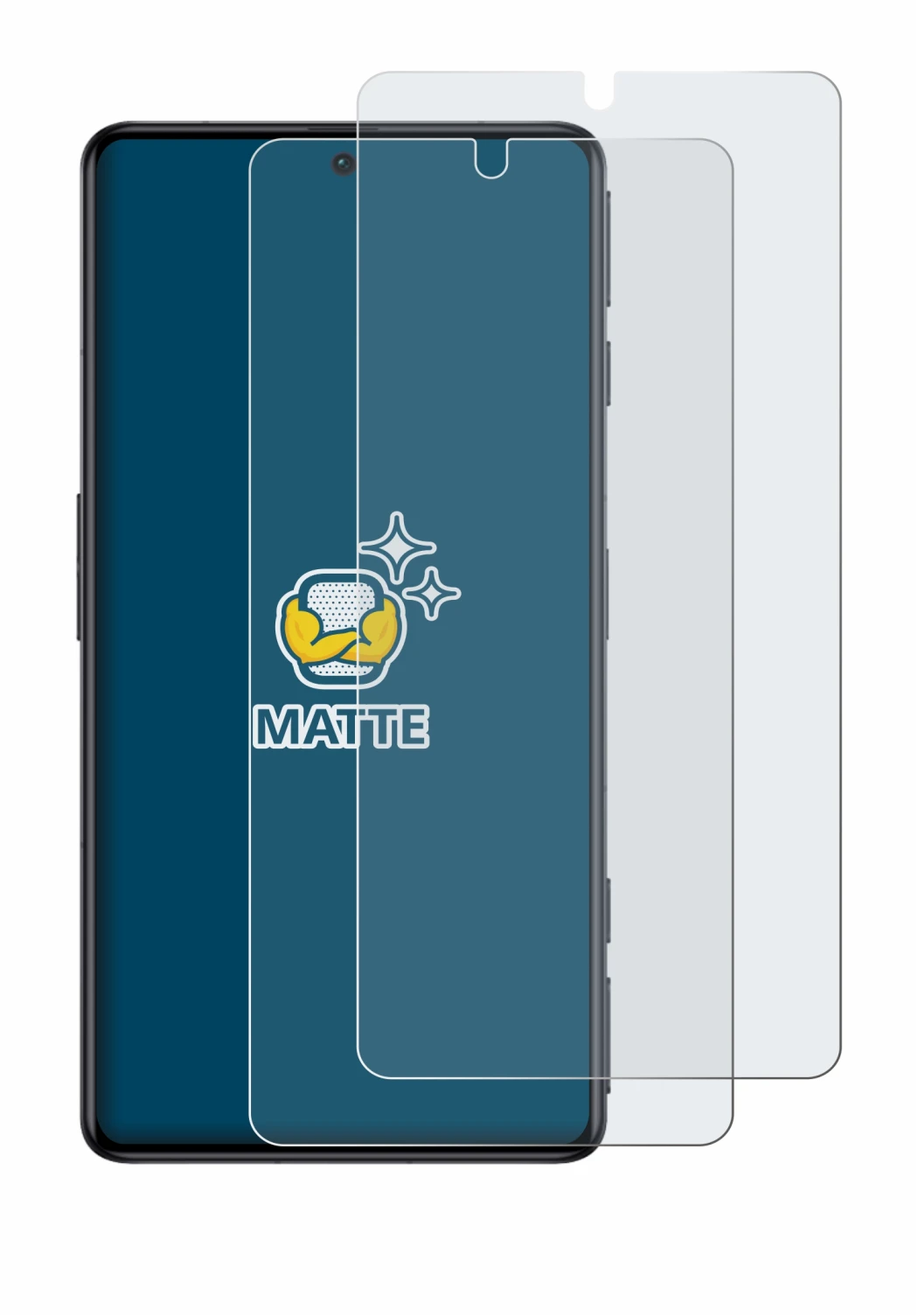 Image of the device Xiaomi Poco F4 GT with a wide variety of screen protectors.