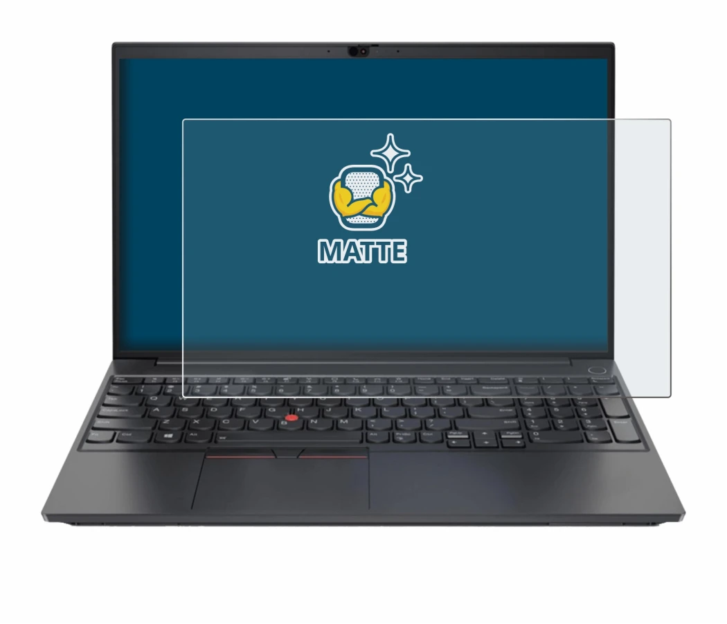 Image of the device Lenovo ThinkPad E15 Gen 2 with a wide variety of screen protectors.