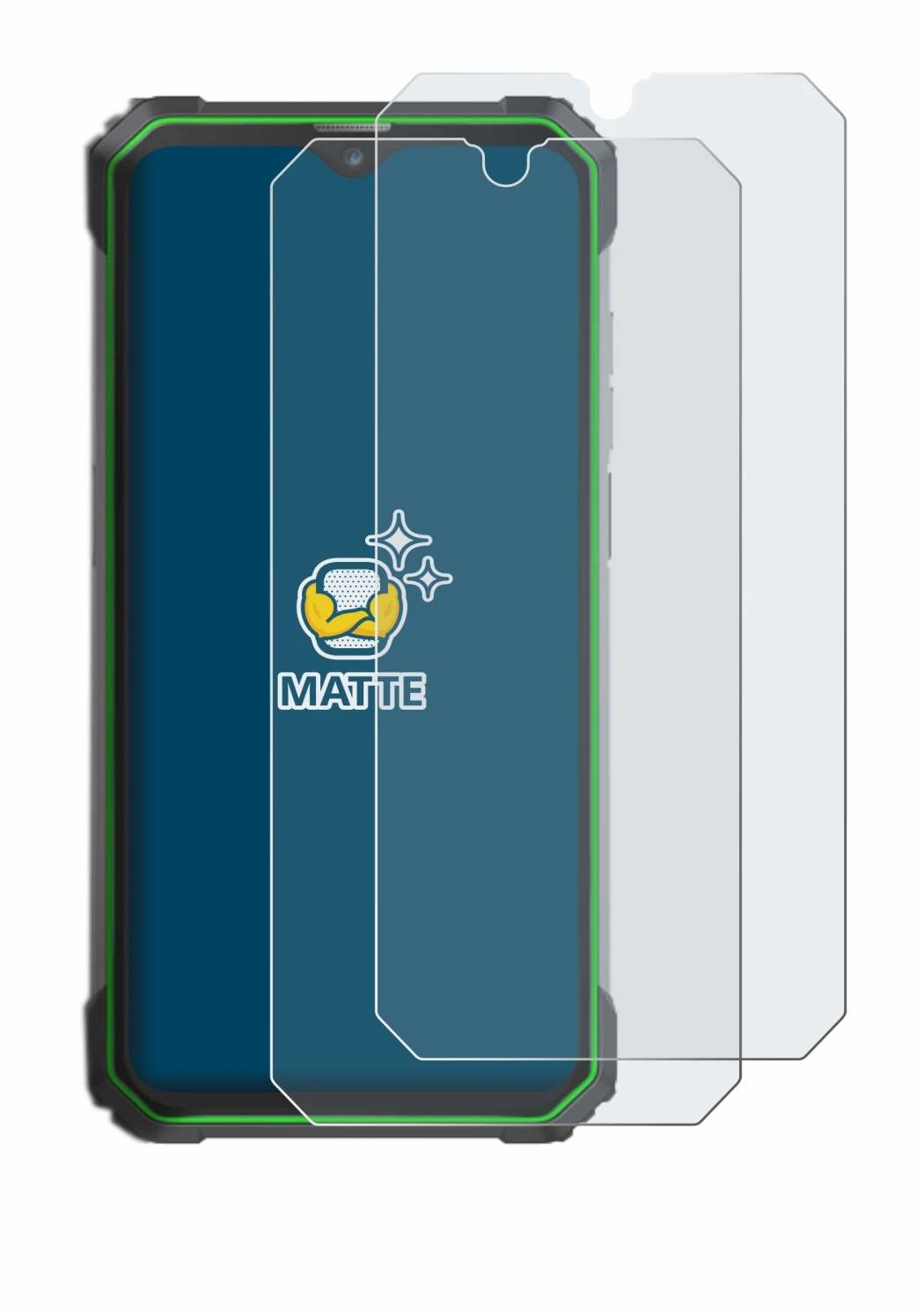 Image of the device Blackview BL8800 PRO 5G with a wide variety of screen protectors.