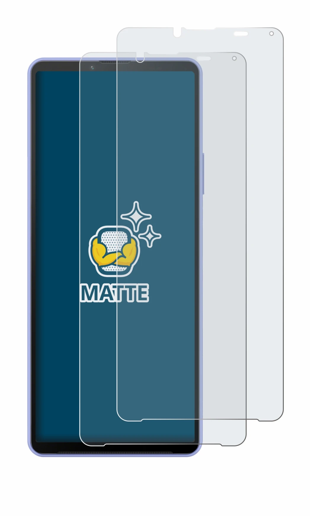 Image of the device Sony Xperia 10 IV with a wide variety of screen protectors.