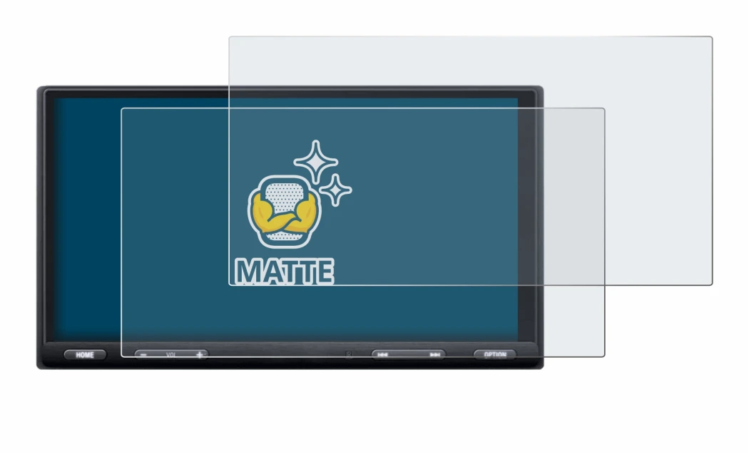 Image of the device Sony XAV-AX5650 with a wide variety of screen protectors.