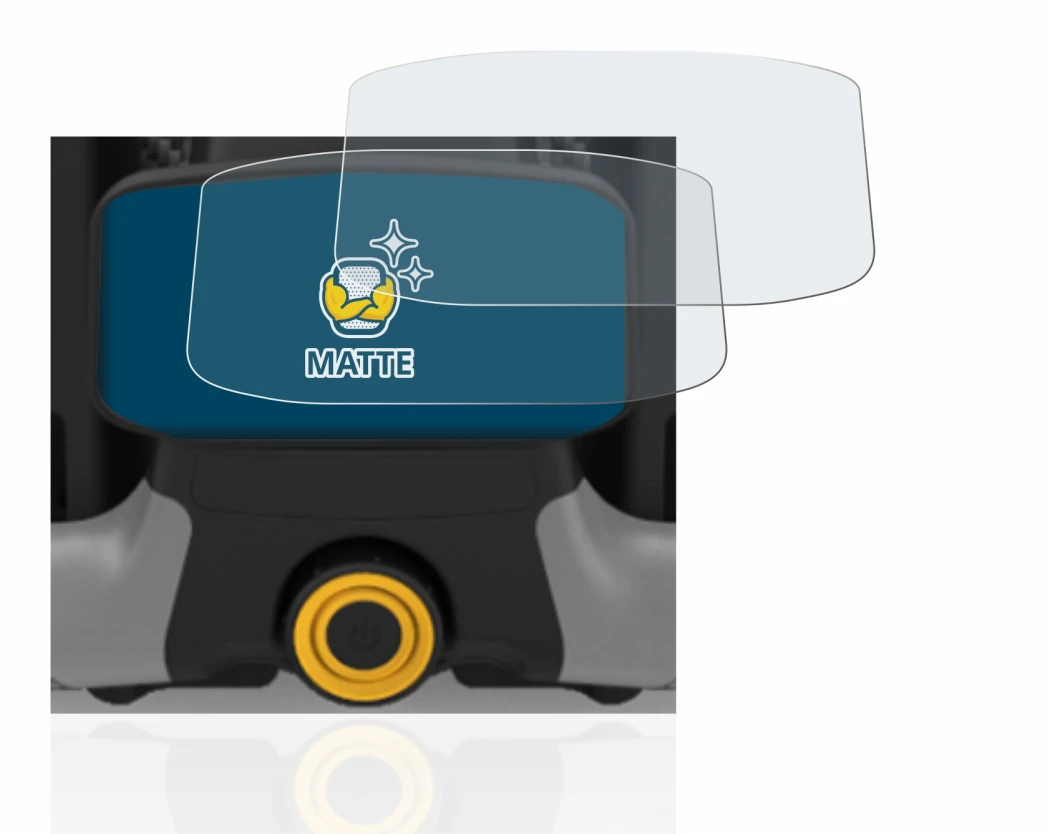 Image of the device PowaKaddy CT8 with a wide variety of screen protectors.
