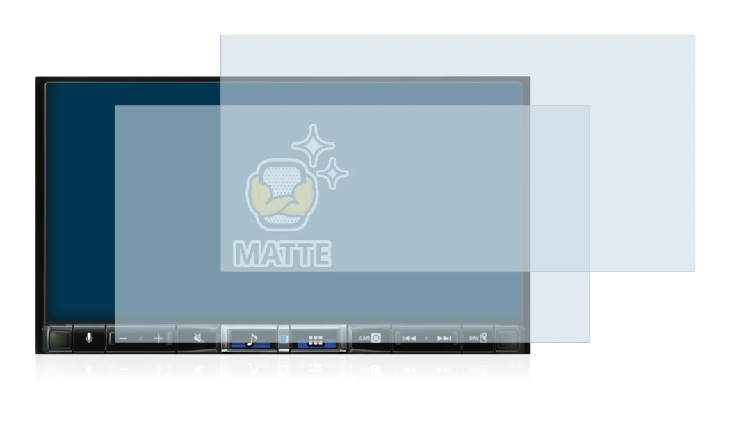 Image of the device Alpine iLX-705D with a wide variety of screen protectors.