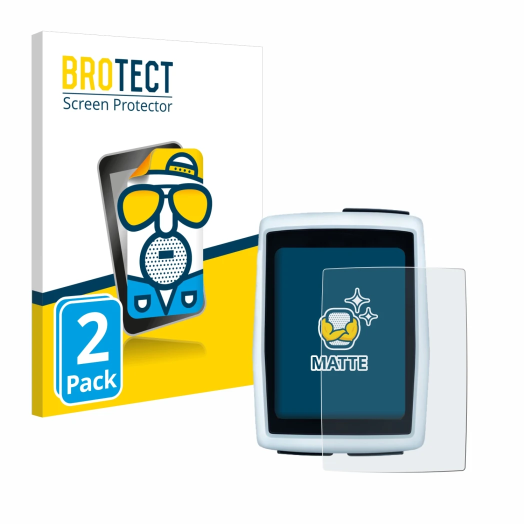 Front side of a product packaging with the brand logo BROTECT. Next to it is the device Sigma BC 12.0 WL shown with the corres