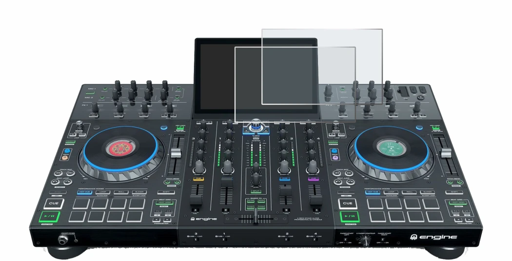 Image of the device Denon DJ Prime 4 with a wide variety of screen protectors.
