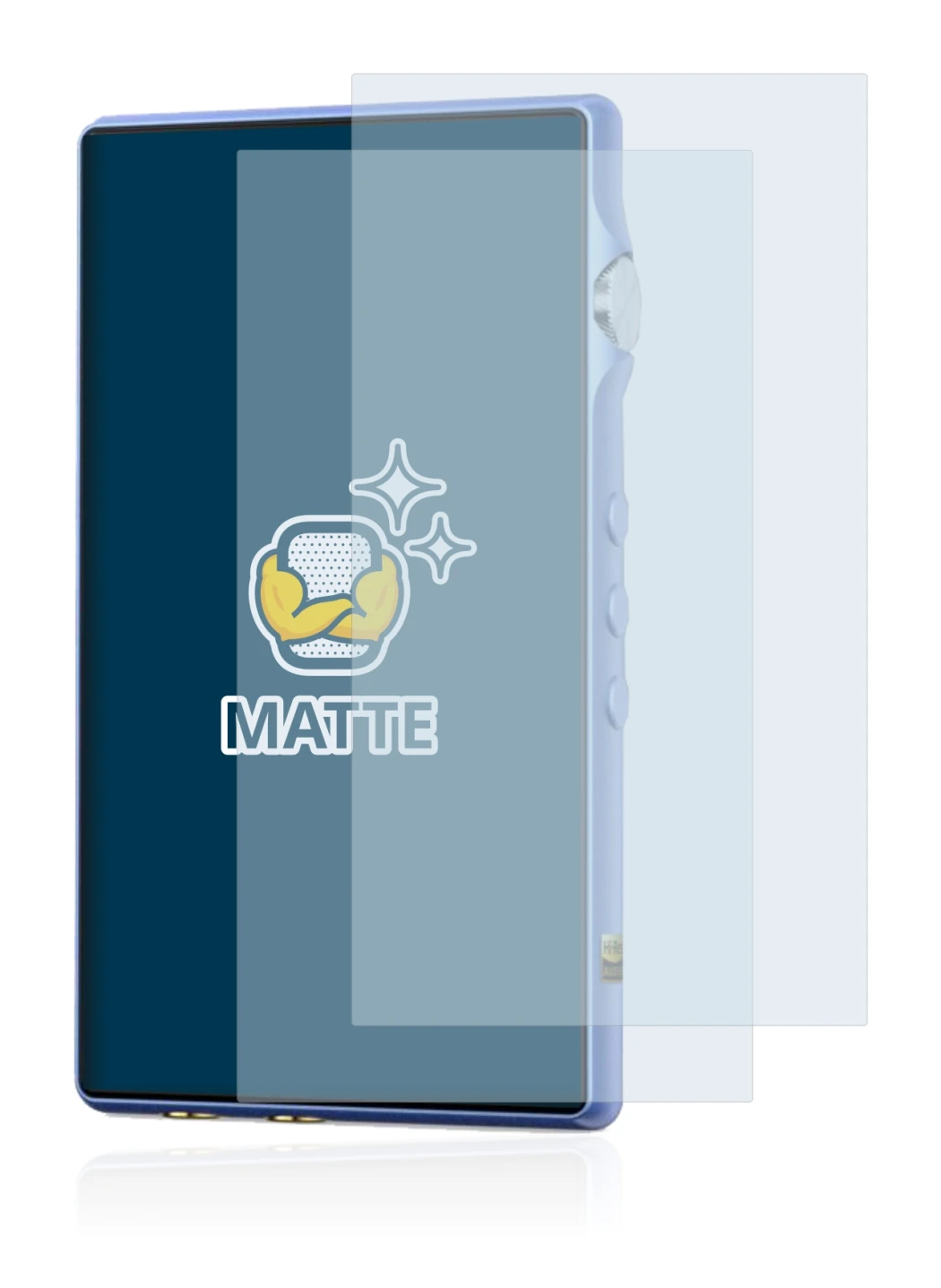 Image of the device iBasso DX170 with a wide variety of screen protectors.