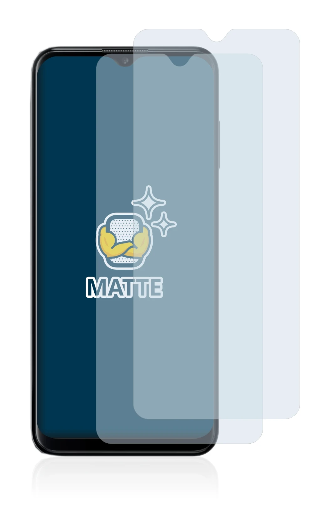 Image of the device Nokia G60 with a wide variety of screen protectors.