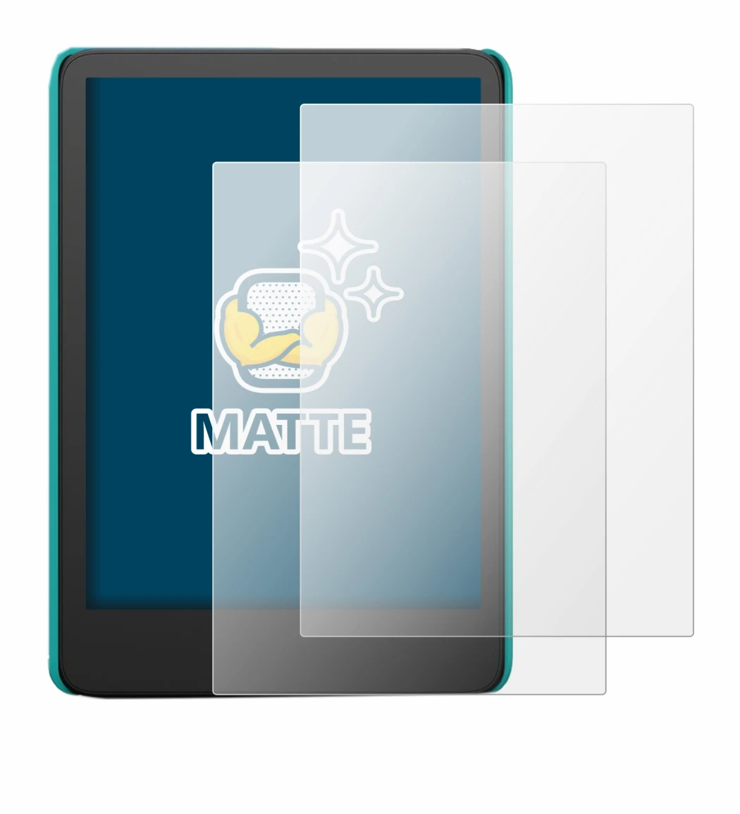 Image of the device Amazon Kindle Kids (2022) with a wide variety of screen protectors.