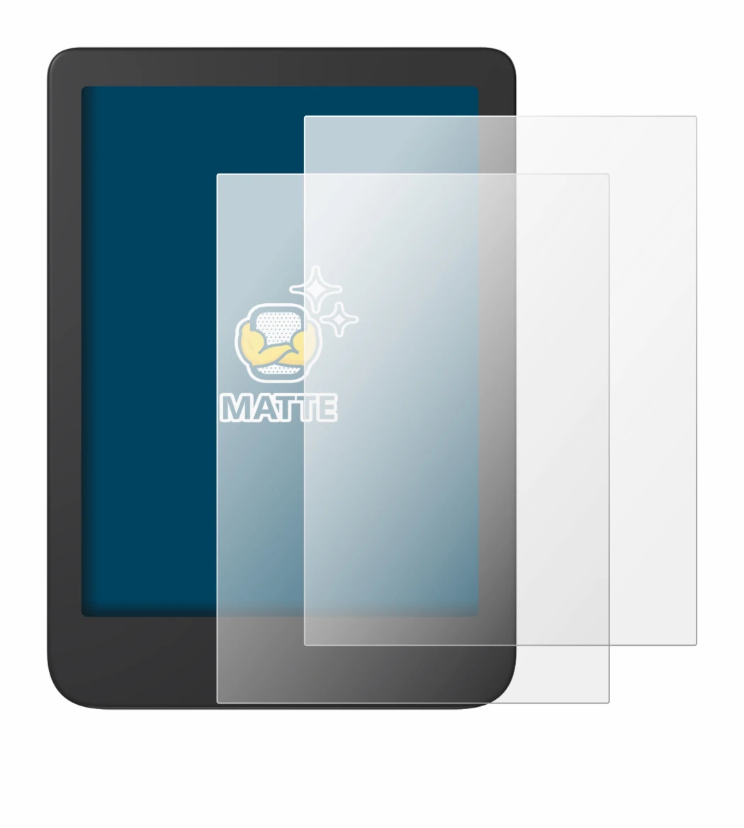Image of the device Tolino Shine 4 with a wide variety of screen protectors.