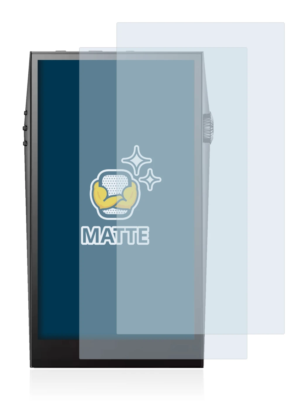 Image of the device Astell&Kern SP3000 with a wide variety of screen protectors.