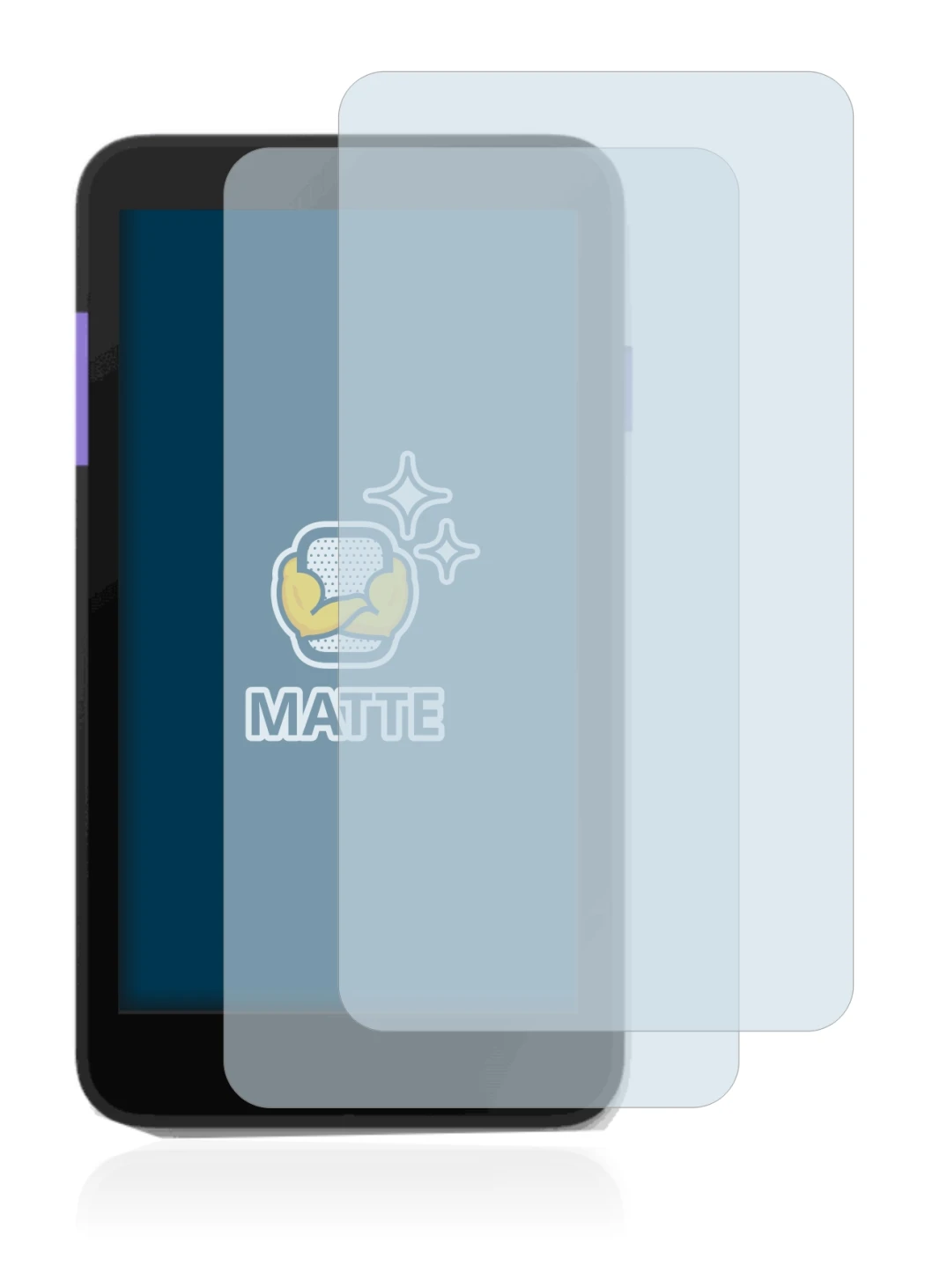 Image of the device Zettle Terminal (by Paypal) with a wide variety of screen protectors.