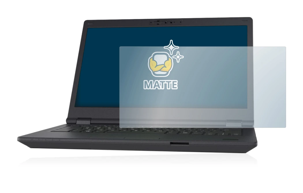 Image of the device Fujitsu Lifebook E5411 with a wide variety of screen protectors.