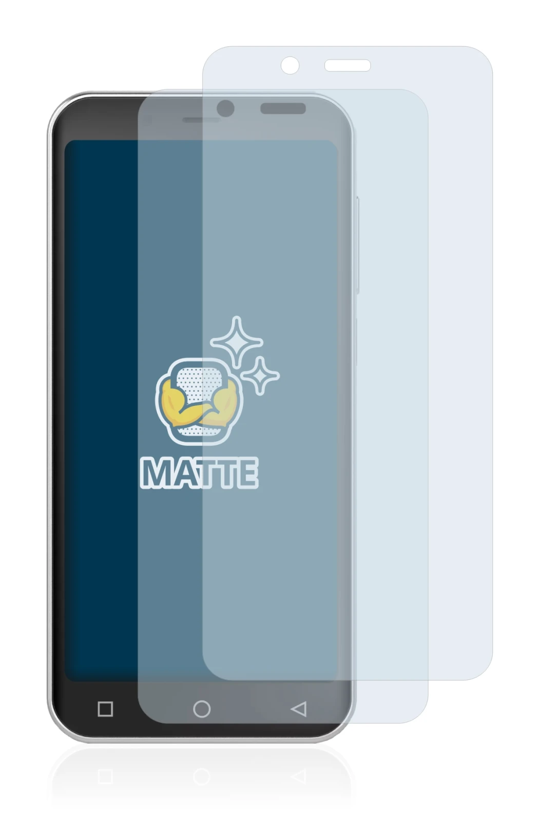 Image of the device Peaq PSP400 with a wide variety of screen protectors.